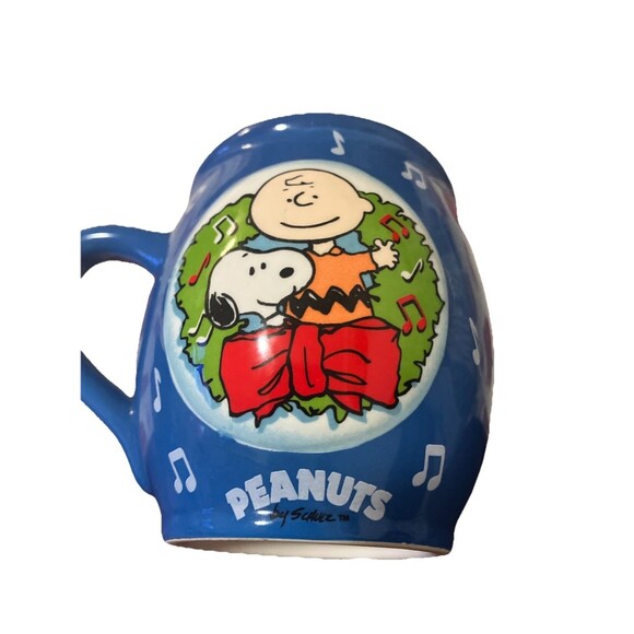 2012 Snoopy Christmas lights Doghouse Mug Peanuts Worldwide LLC 8 Oz Mug vintage - Picture 6 of 16